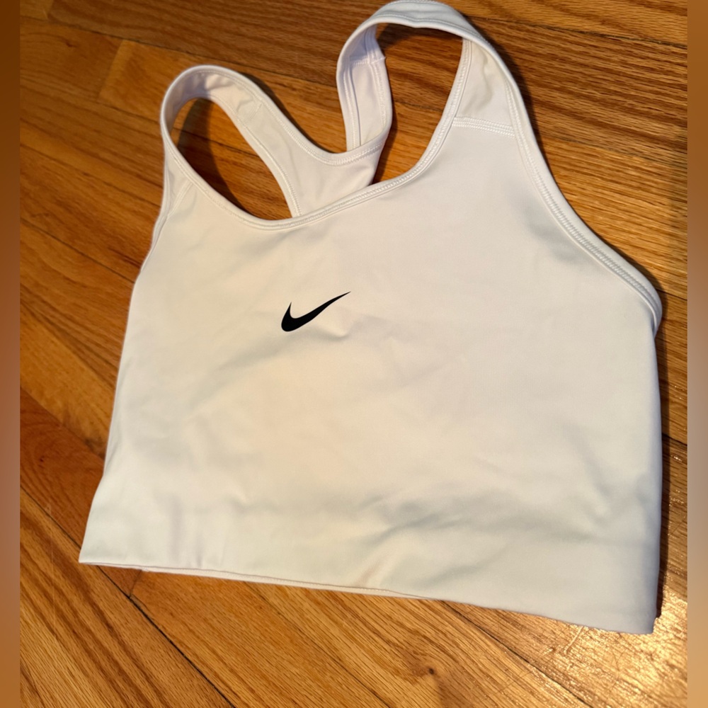 Nike Dri-FIT White Sports Bra